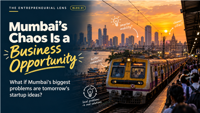 Mumbai city representing entrepreneurship and startup opportunities